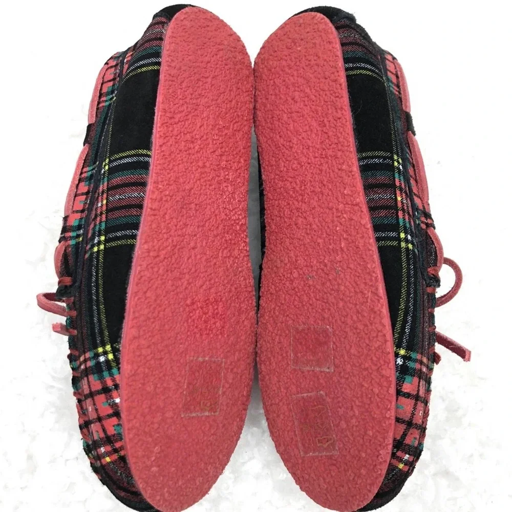 J Crew Crewcuts Stewart Tartan Moccasin Slippers